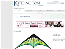 Tablet Screenshot of kitesinc.com